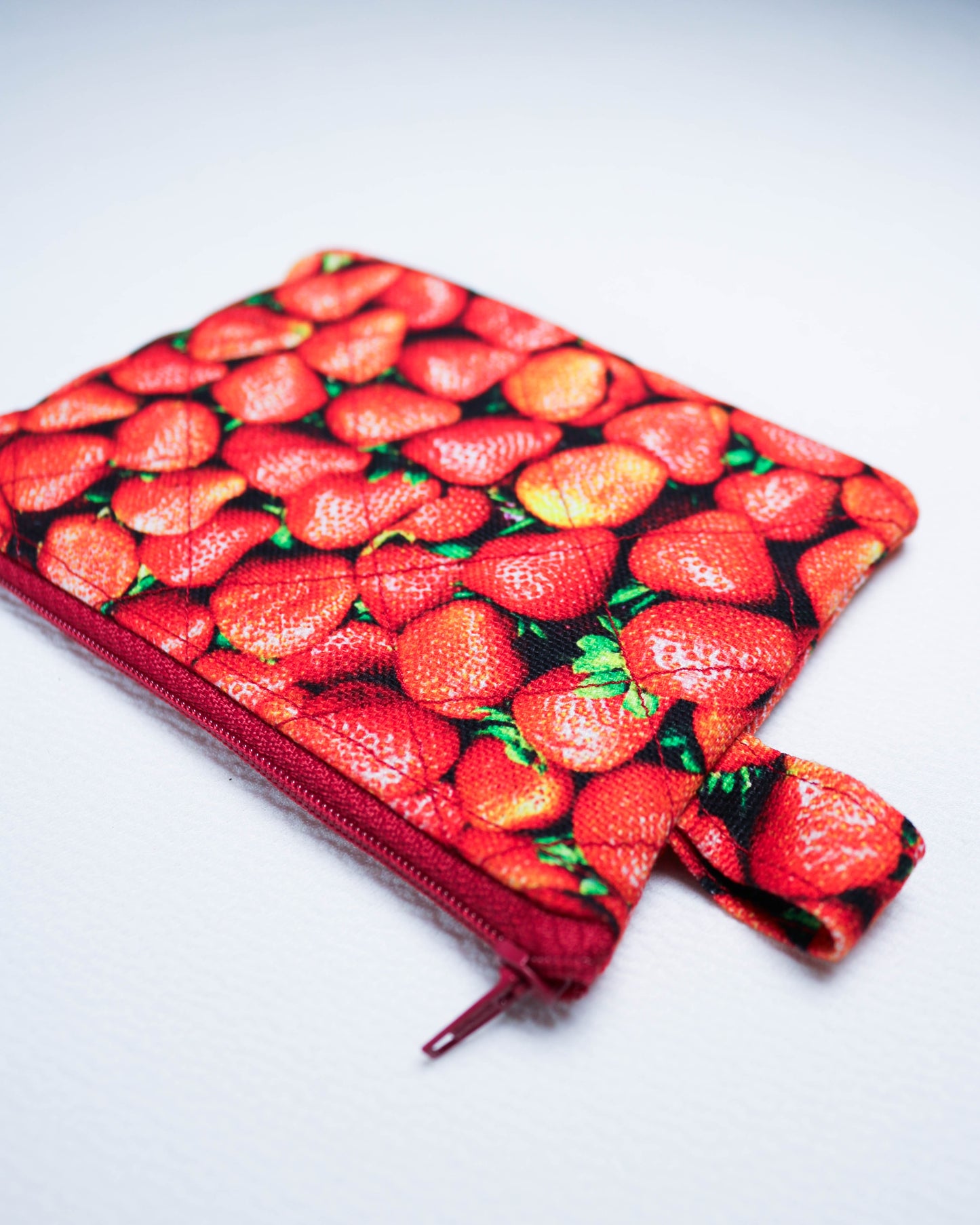 Purse in strawberry print