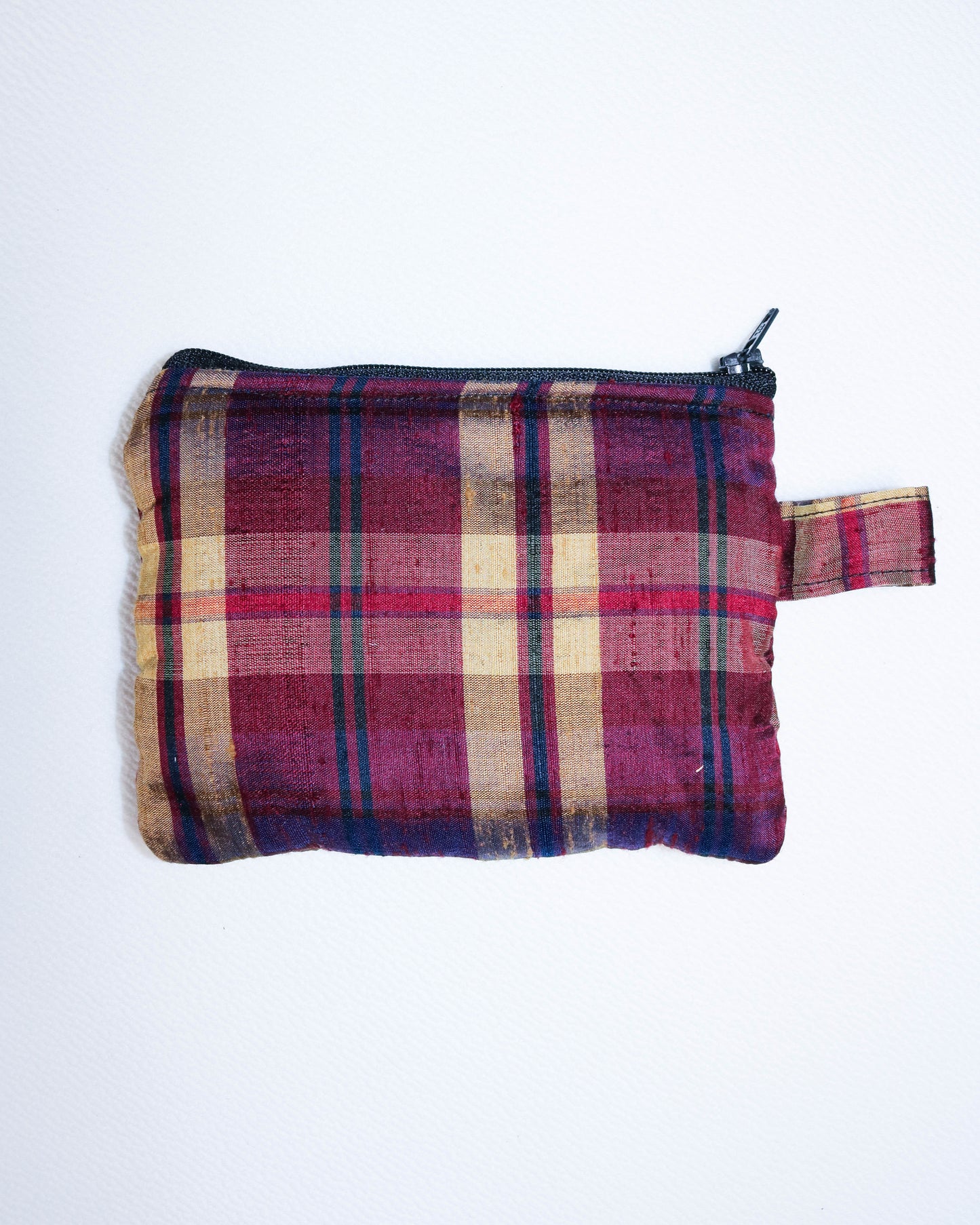 Purse in tartan taffeta