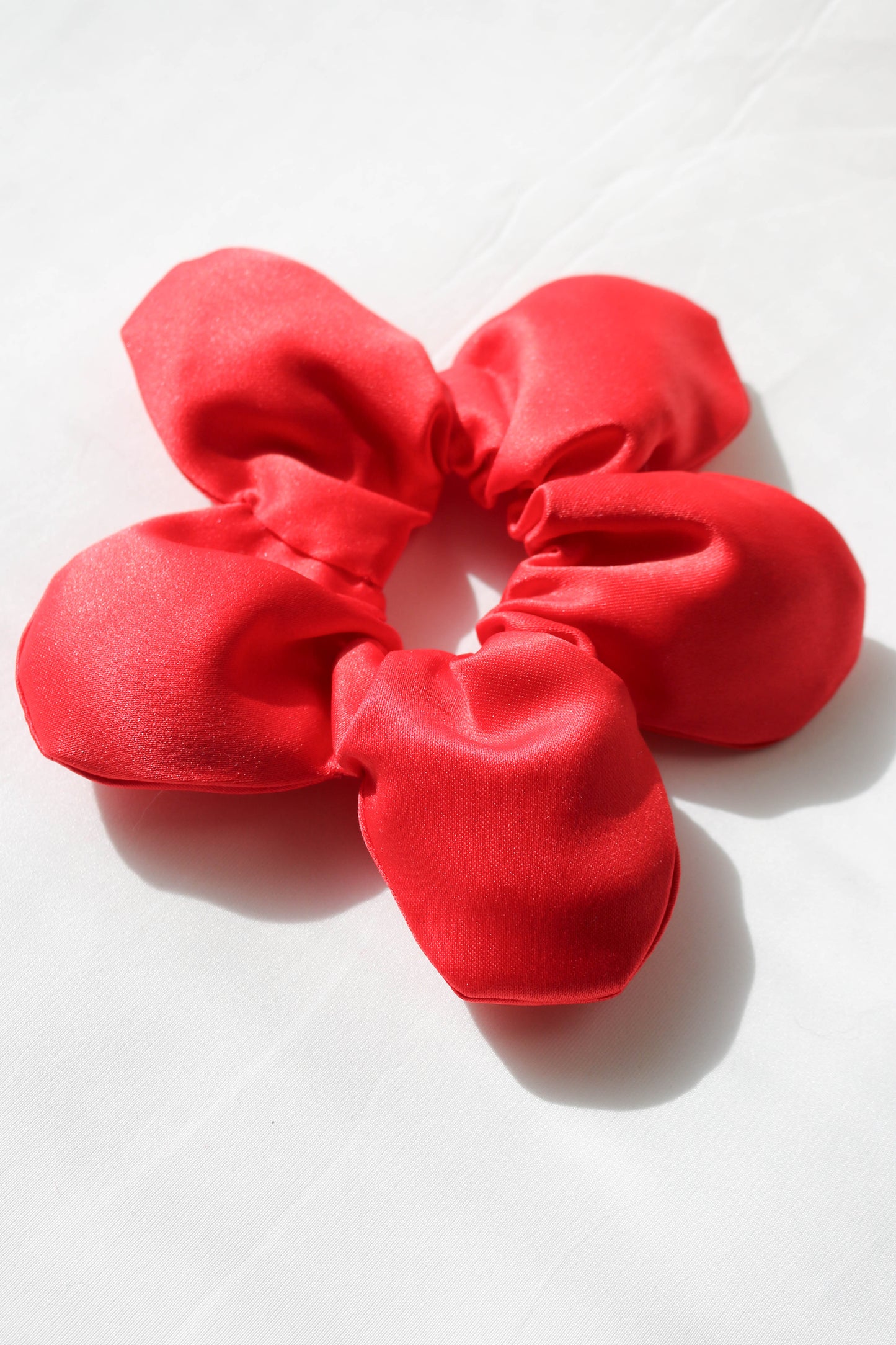 Mini Flower Scrunchie in Satin