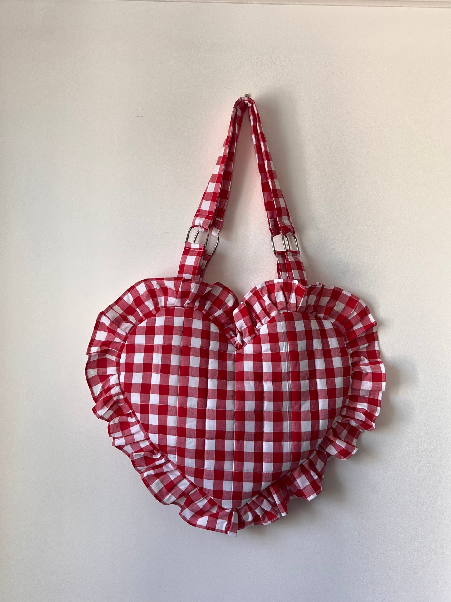 Lottie bag in Red Gingham Check