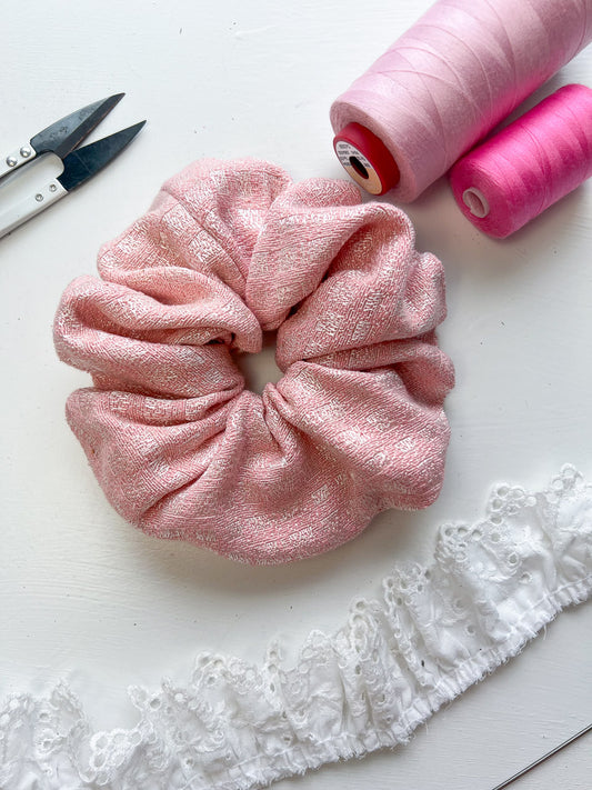 Pink Oversize Scrunchie