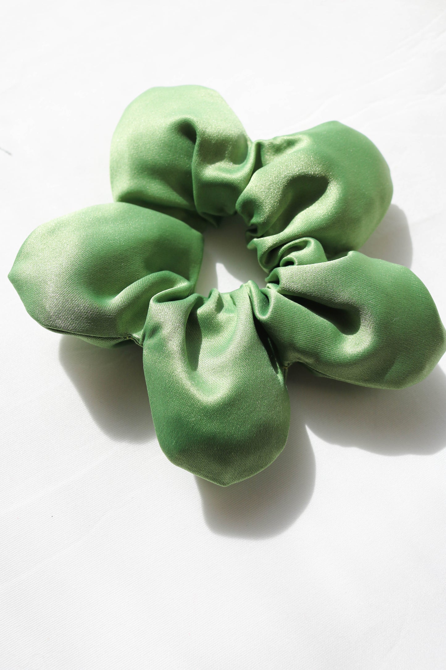 Mini Flower Scrunchie in Satin