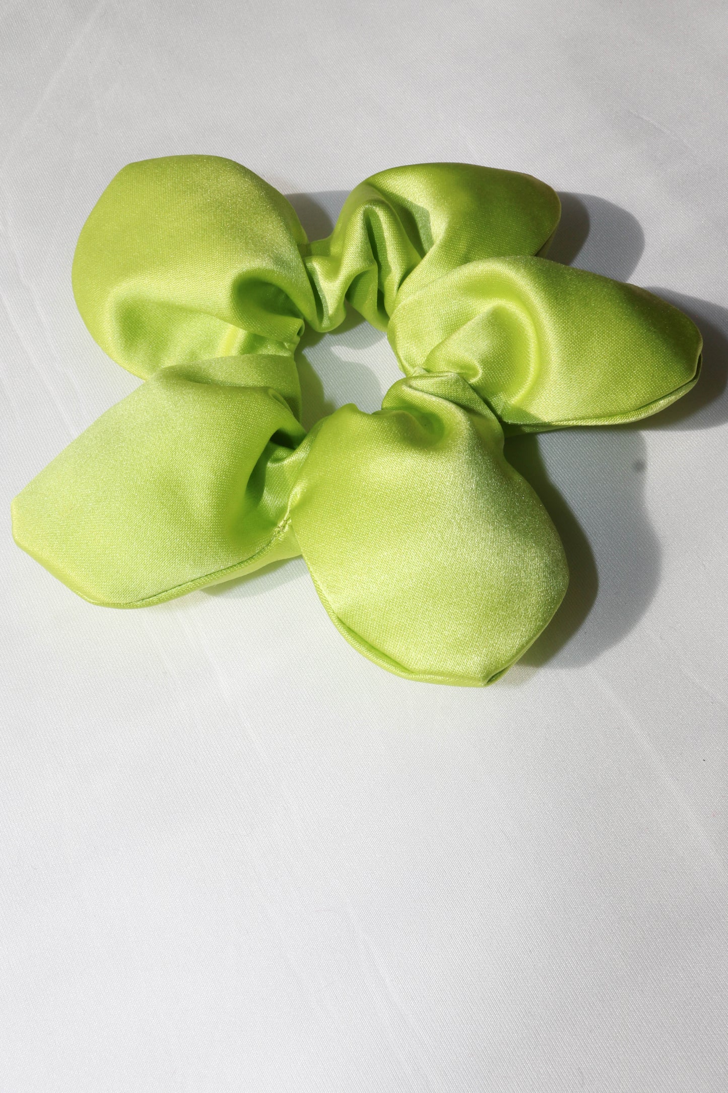 Mini Flower Scrunchie in Satin