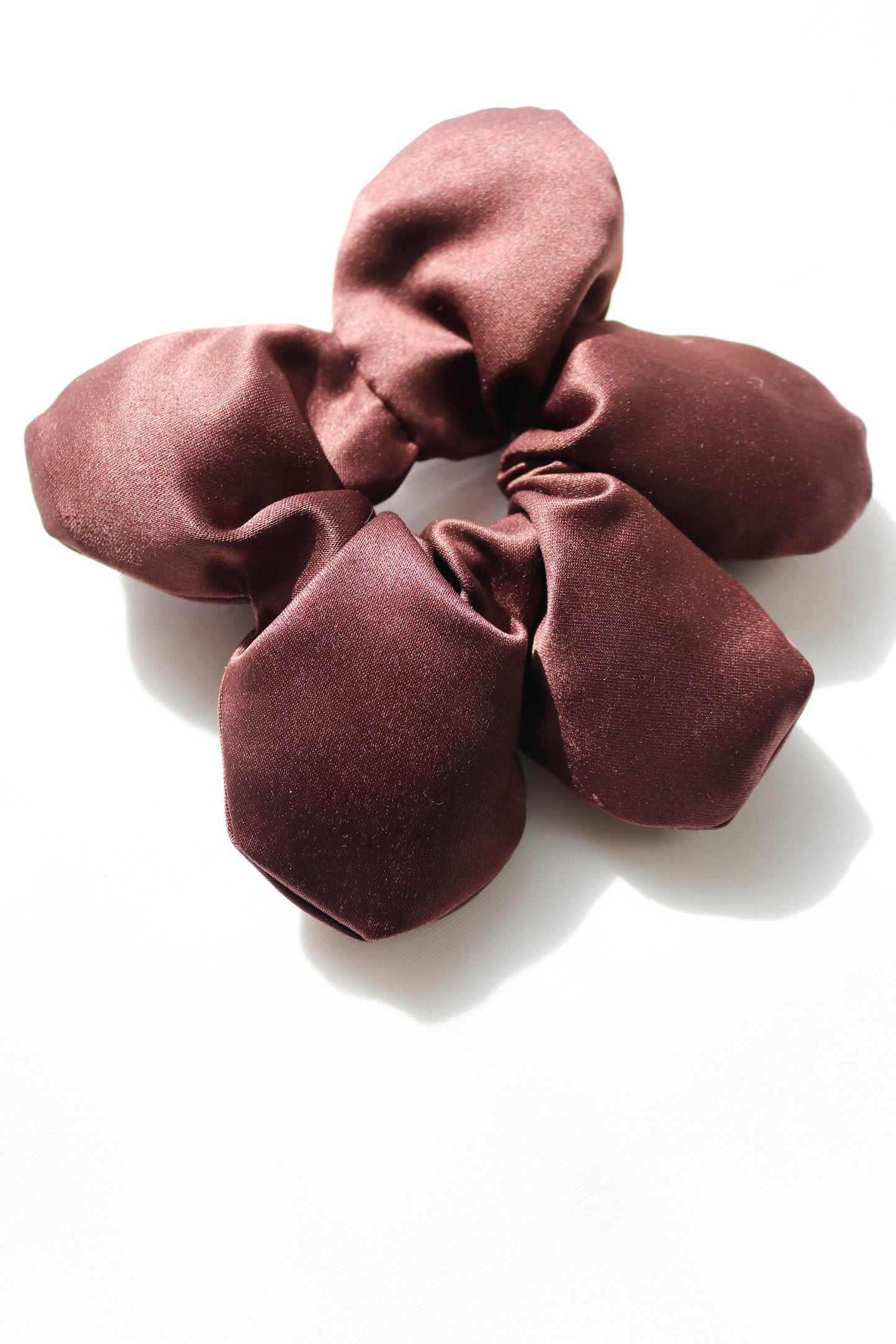 Mini Flower Scrunchie in Satin