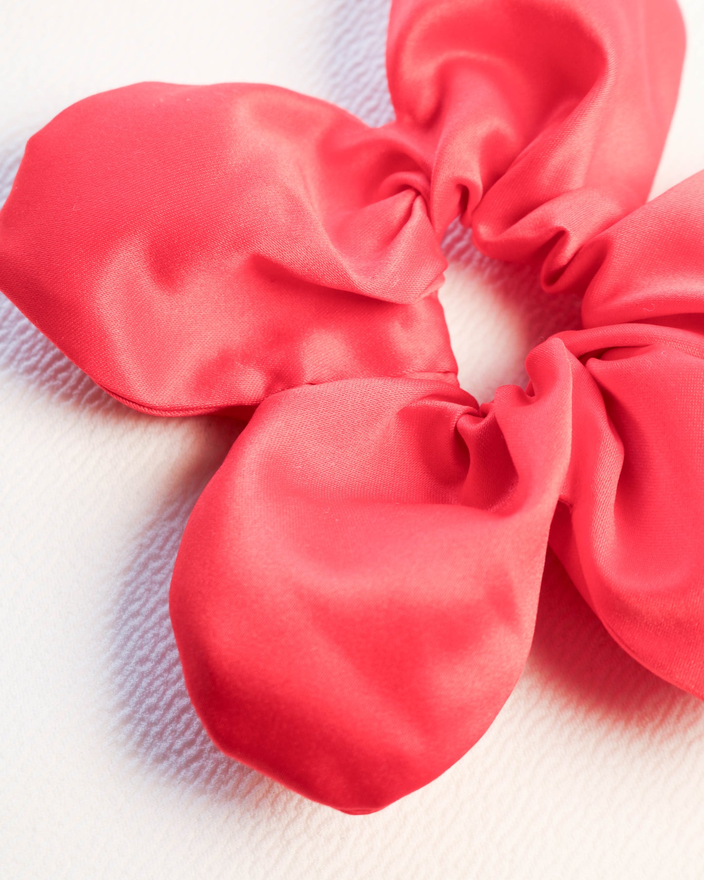 Flower Scrunchie in Satin