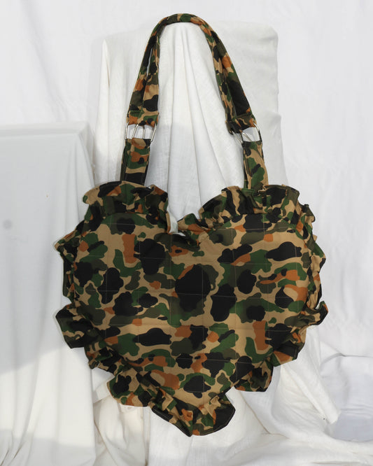 Lottie bag in camo print