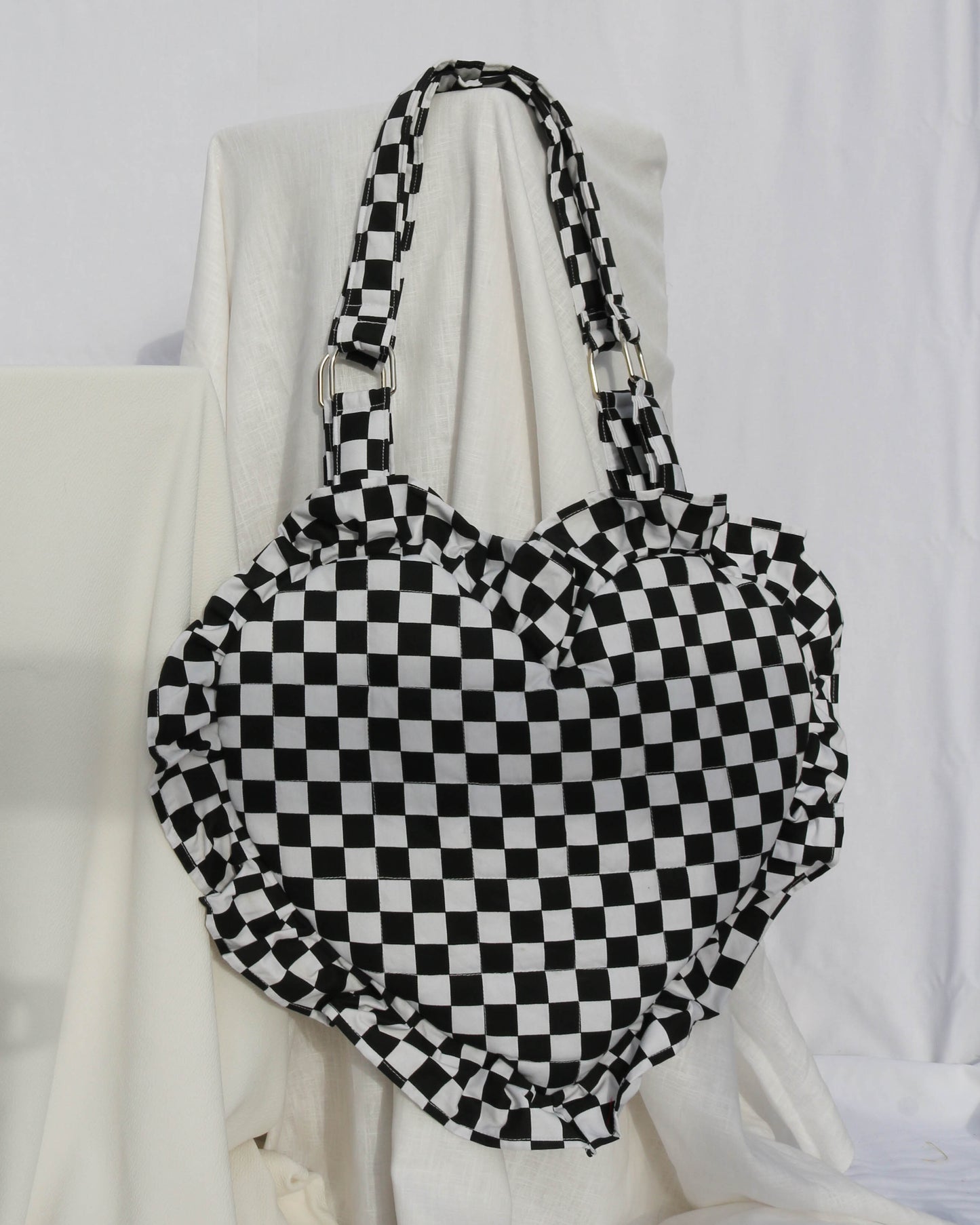 Lottie bag in Checkerboard print