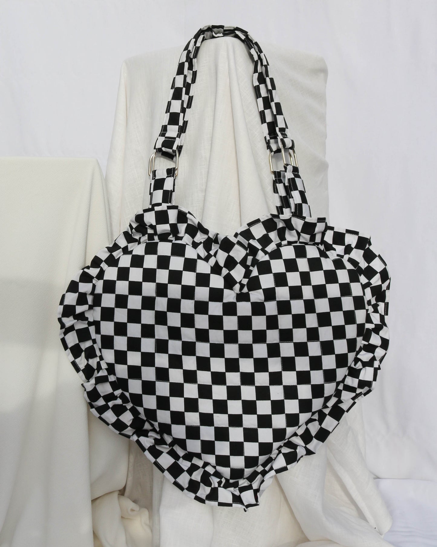 Lottie bag in Checkerboard print