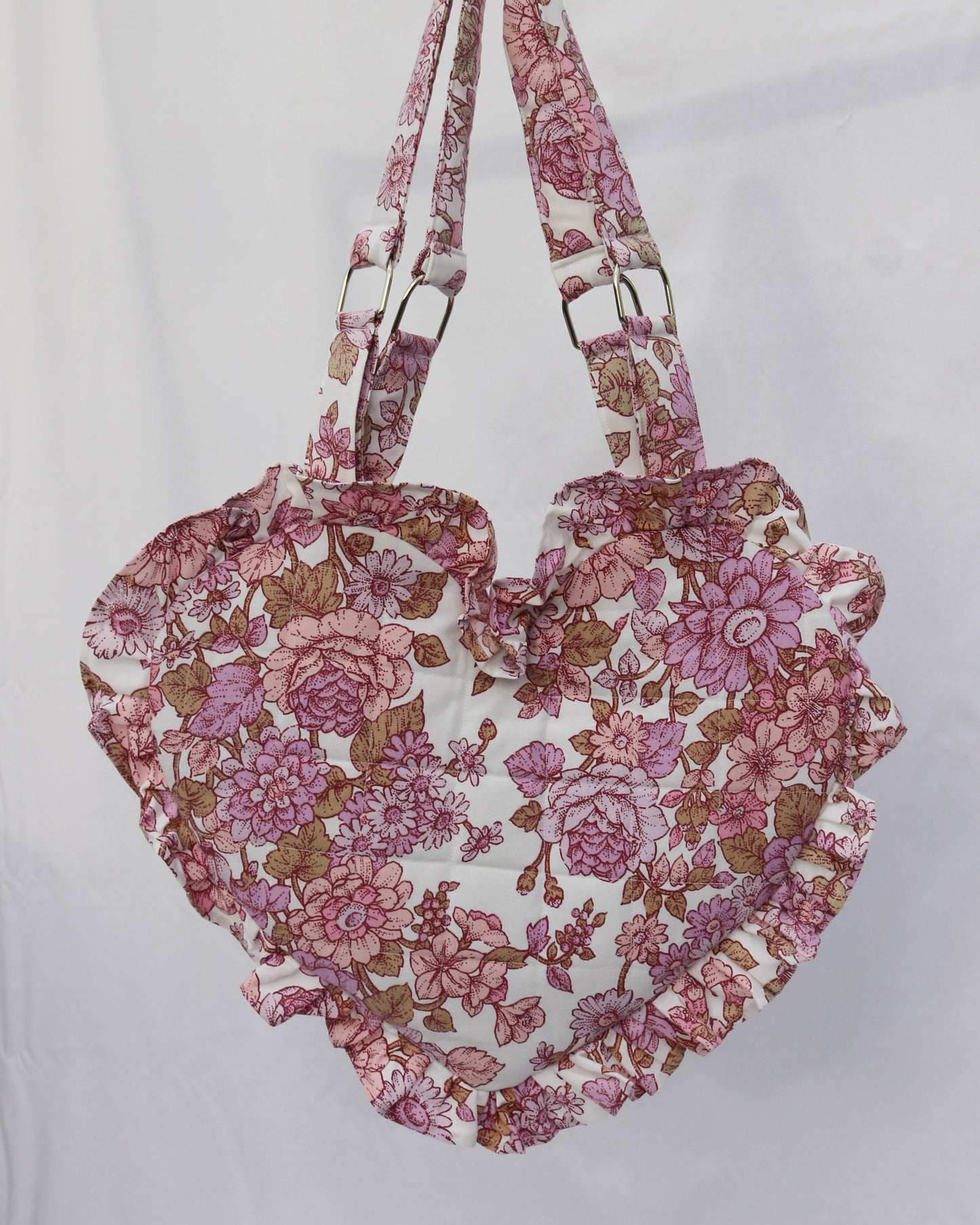 Lottie bag in pink floral print
