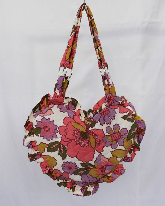 Lottie bag in large floral print