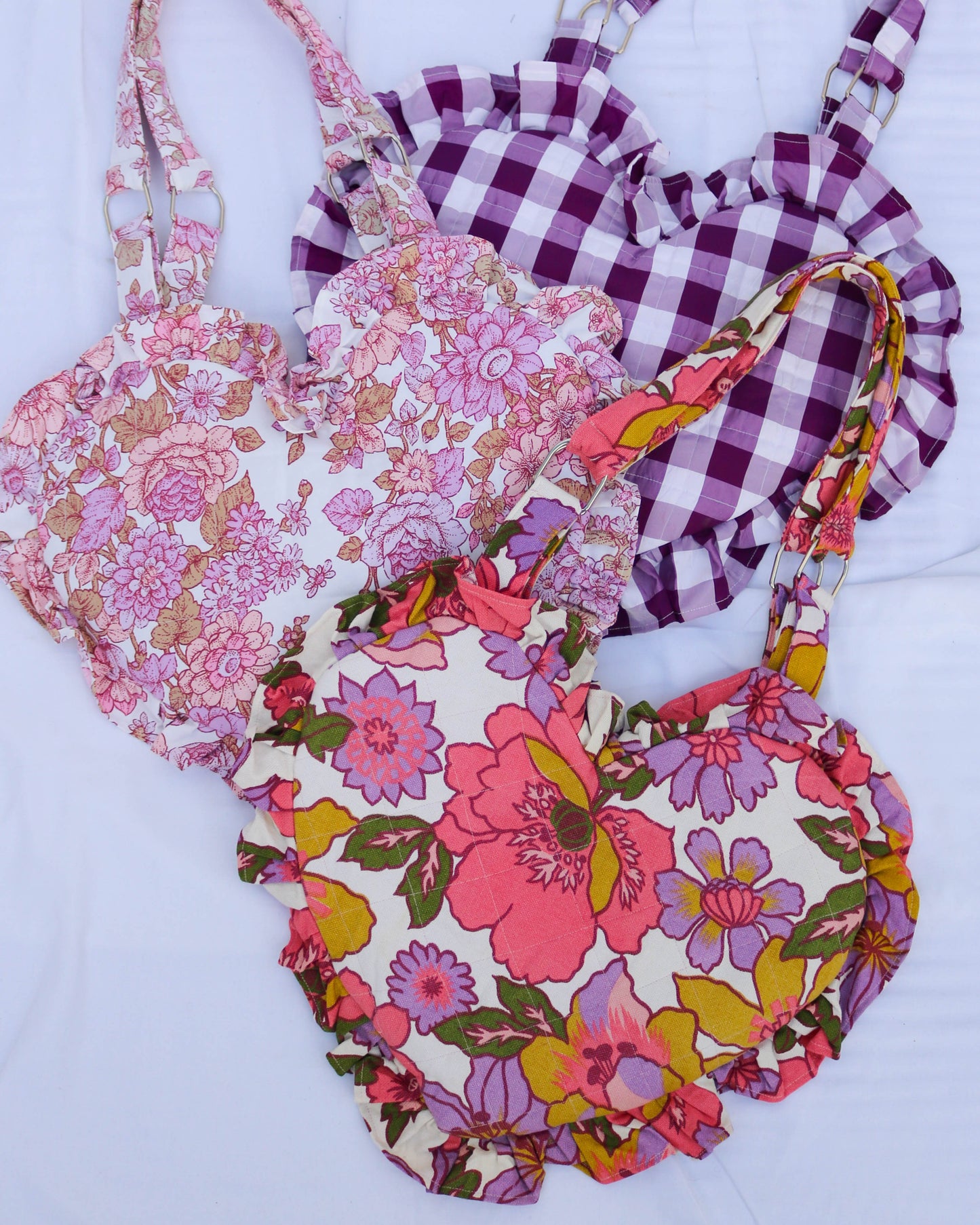 Lottie bag in large floral print