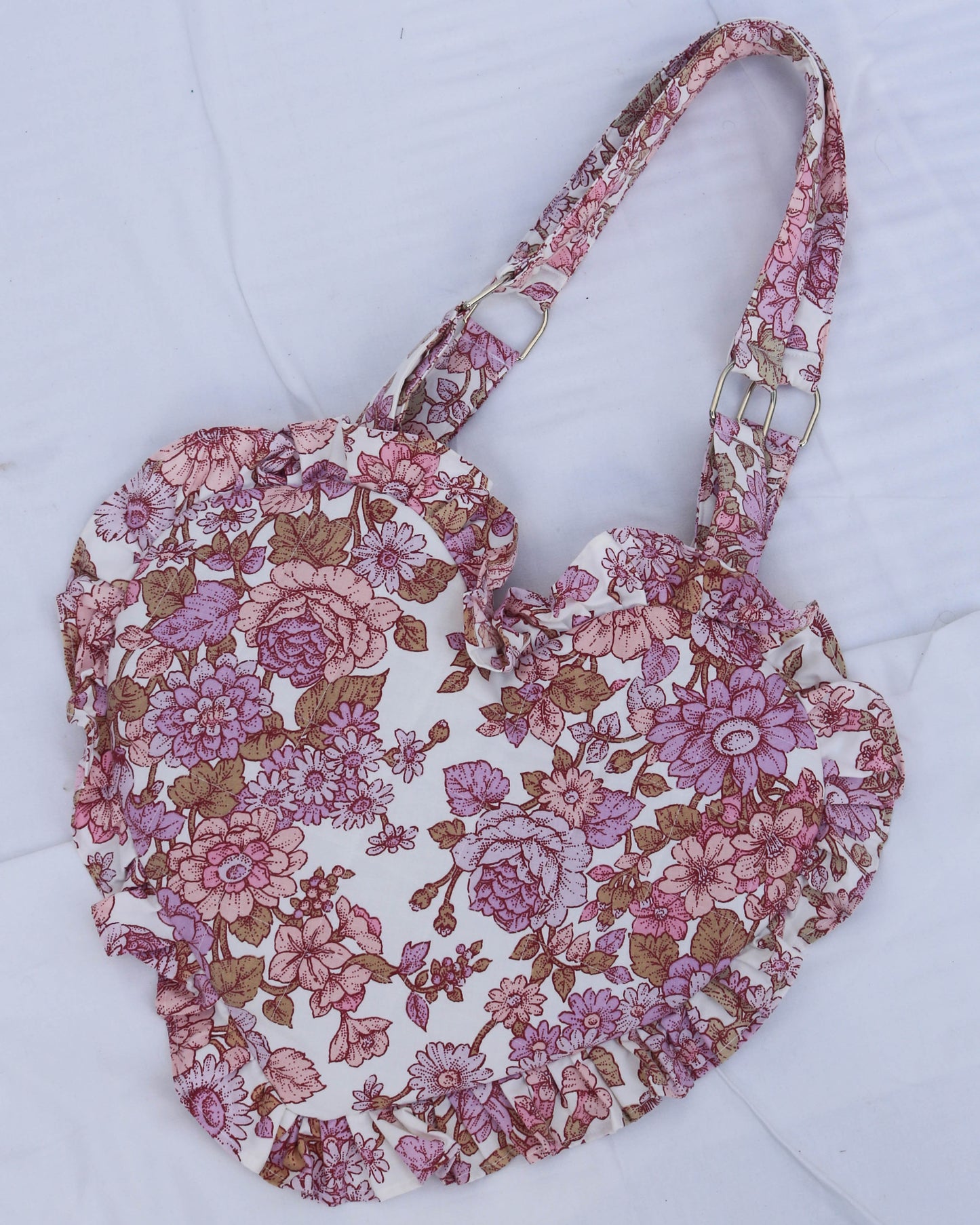 Lottie bag in pink floral print