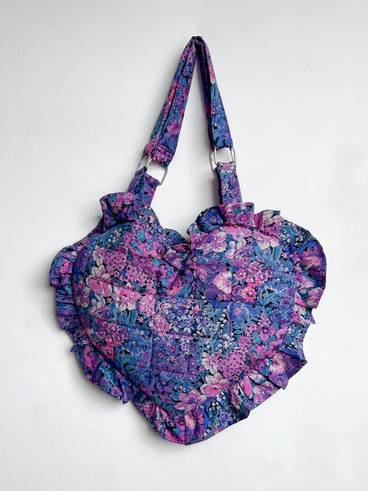 Lottie bag in purple floral