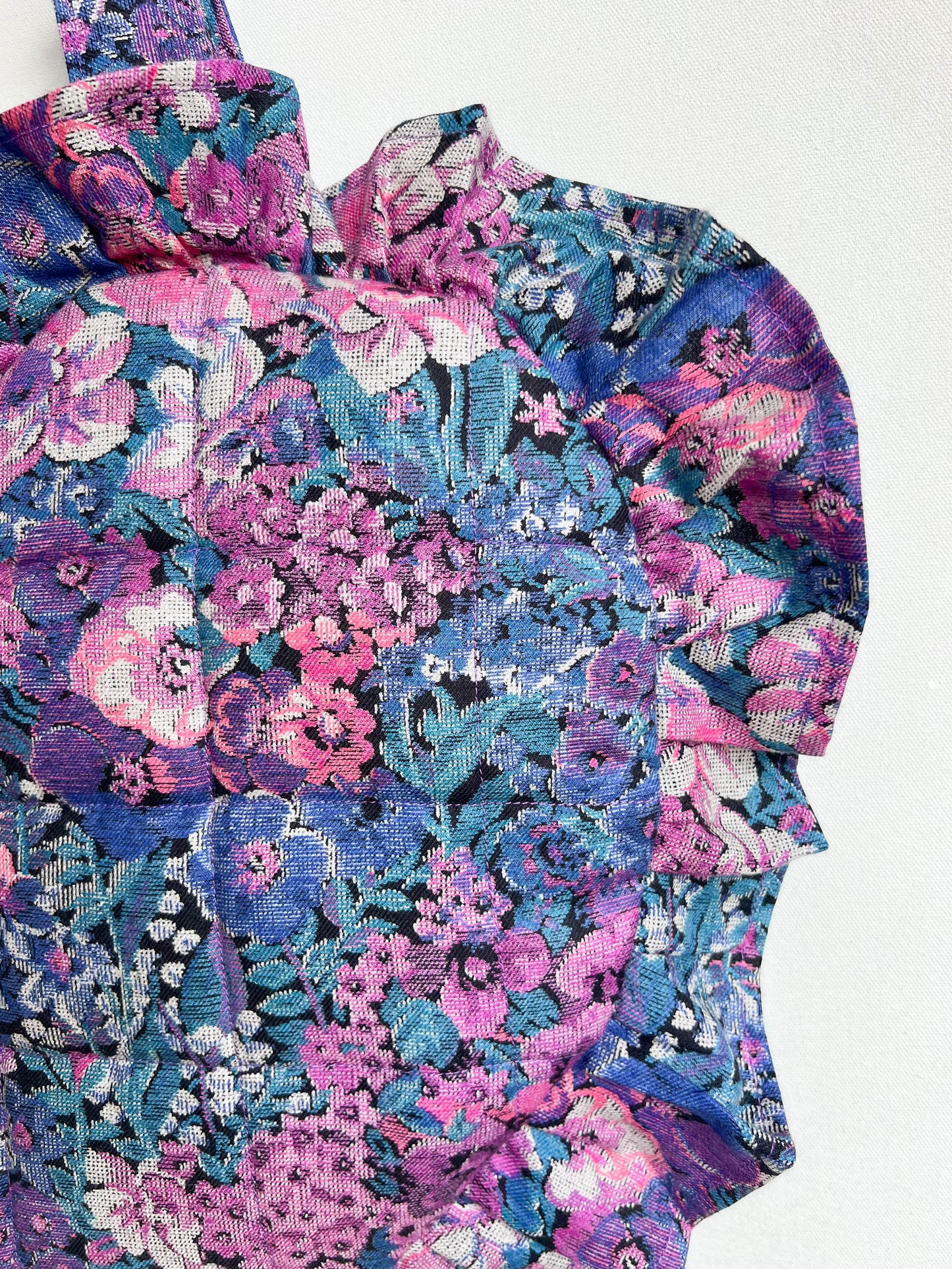 Lottie bag in purple floral