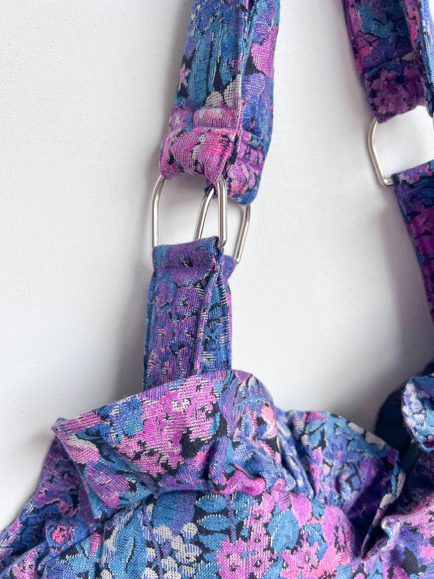 Lottie bag in purple floral